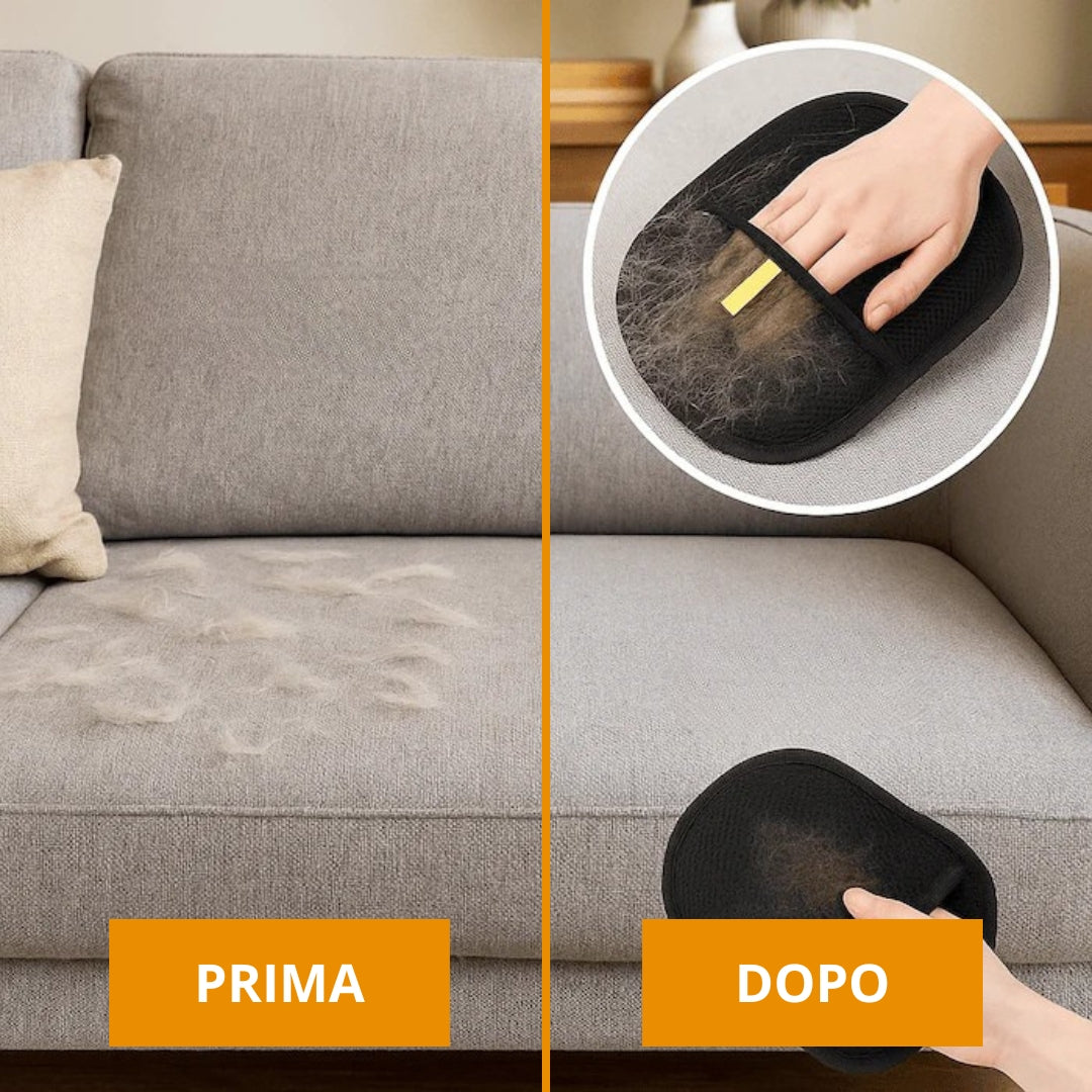 Guanto per Rimozione Peli Animali